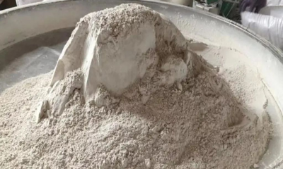 polvere di bentonite modificata